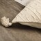 Set of 2 Boho Throw Pillow Covers for Couch, 18 x 18 Inch Textured Boho Pillow, Hand-Woven Tufted Decorative Pillows Covers Bedroom Living Room, Farmhouse (Diamond Obsession Beige)